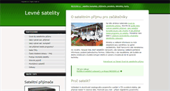 Desktop Screenshot of levne-satelity.cz